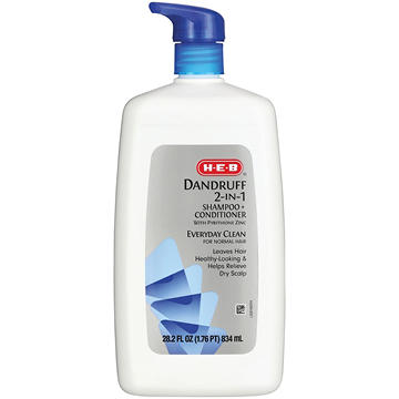 H-E-B 2 in 1 Dandruff Shampoo + Conditioner - Everyday Clean