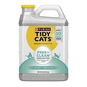 Tidy Cats Purina Free and Clean Cat Litter - Unscented
