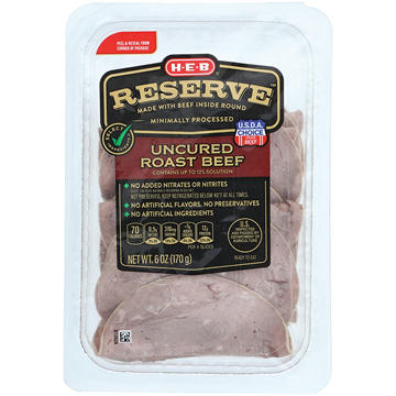 H-E-B Reserve Angus Roast Beef Lunch Meat
