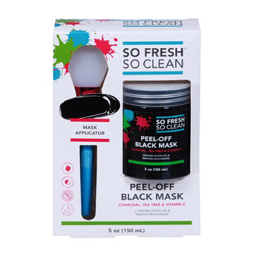 Global Beauty Care So Fresh So Clean Powerful Peel Off Black Mask