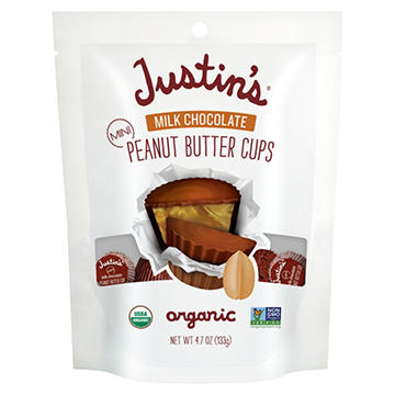 Justin's Organic Mini Milk Chocolate Peanut Butter Cups