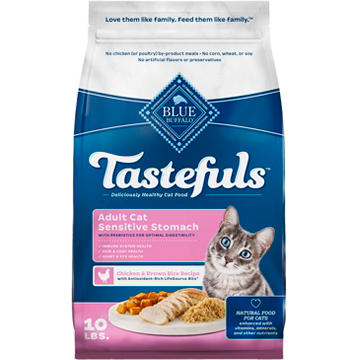 Blue Buffalo Tastefuls Dry Cat Food Sensitive Stomach - Chicken