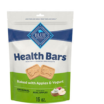 Blue Buffalo Health Bars Crunchy Dog Biscuits - Apples & Yogurt