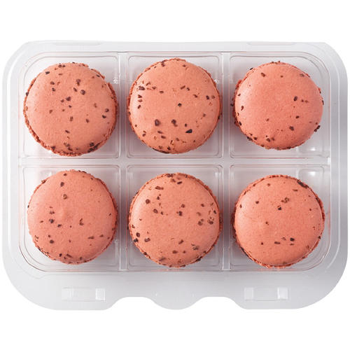 H-E-B Bakery Dark Chocolate Macaron Cookies