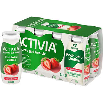 Activia Low Fat Probiotic Dailies Strawberry Yogurt Drink
