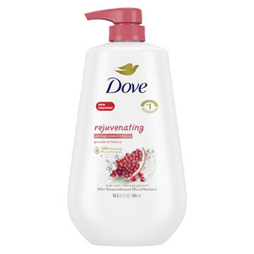 Dove Rejuvenating Body Wash with Pump - Pomegranate & Hibiscus