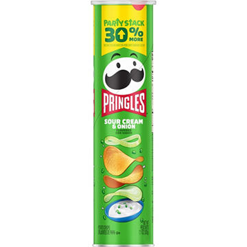 Pringles Sour Cream & Onion Potato Crisps Chips - Party Stack