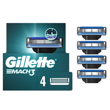 Gillette Mach3 Razor Blade Cartridge Refills for Men