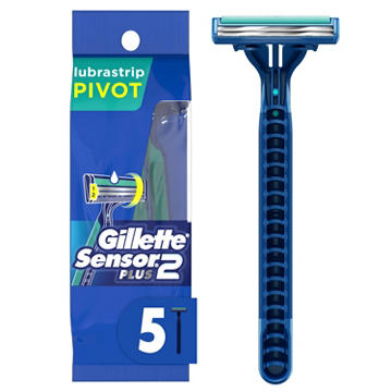 Gillette Sensor2 Plus Pivoting Head Men's Disposable Razors