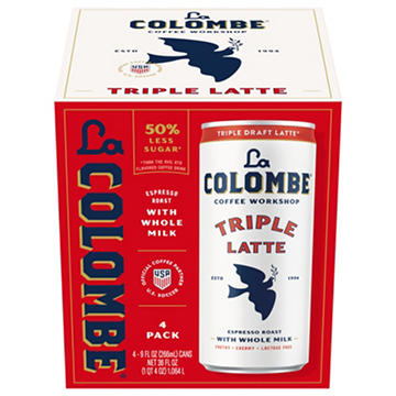 La Colombe Triple Draft Latte Cold Brew with Milk 4 pk Cans
