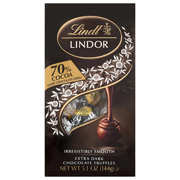 Lindt Extra Dark Chocolate Truffles