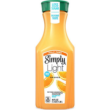 Simply Light Pulp Free Orange Juice