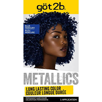 Got2b Metallics Permanent Hair Color - M67 Blue Mercury