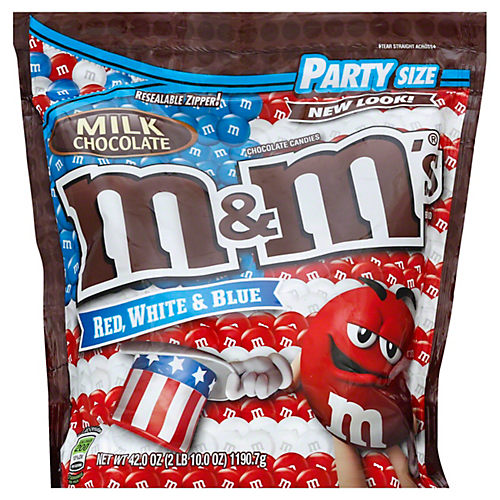 M&M's Milk Chocolate Red White & Blue Share Size