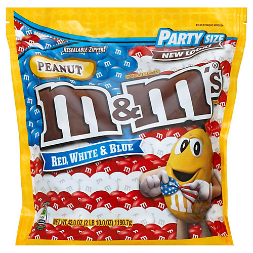 M&M's Peanut Red, White and Blue