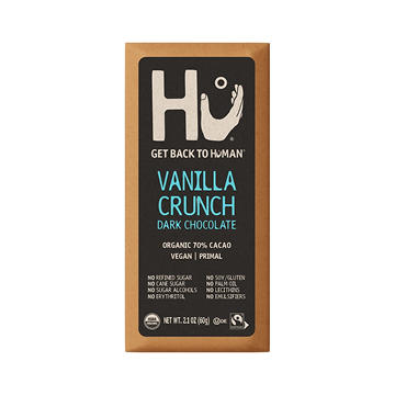 Hu Organic Vanilla Crunch Dark Chocolate Bar