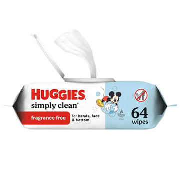 Huggies Simply Clean Baby Wipes - Unscented