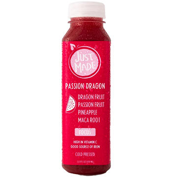Just Made Passion Dragon Focus Cold-Pressed Juice