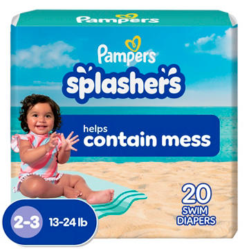 Pampers Splashers Swim Pants - Size 2-3