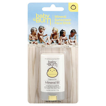 Sun Bum Baby Bum SPF 50 Mineral Sunscreen Face Stick