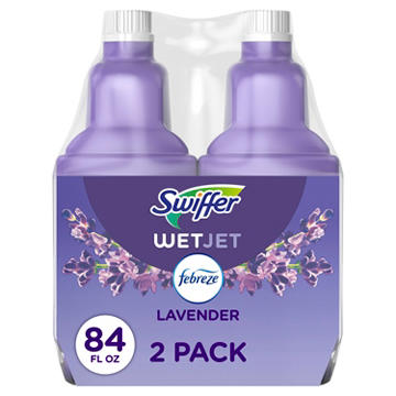 Swiffer Wet Jet Mop Refill Solution Floor Cleaner - Lavender Scent