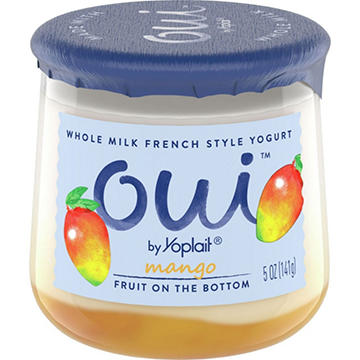 Yoplait Oui Mango French Style Yogurt
