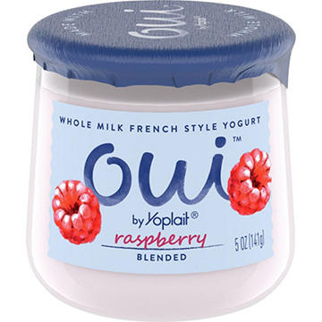 Yoplait Oui Raspberry French Style Yogurt