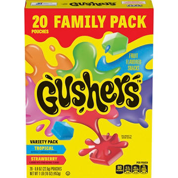 Gushers Fruit Snacks Variety Family Pack