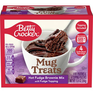 Betty Crocker Mug Treats Hot Fudge Brownie Mix