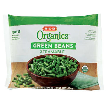 H-E-B Organics Steamable Green Beans