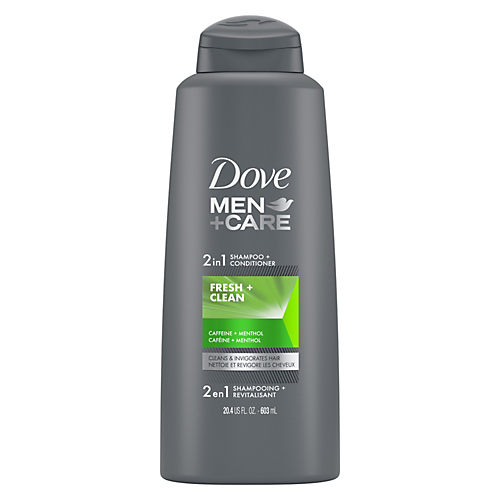 Wolkenkrabber flexibel conjunctie Dove Men+Care Shampoo Pump 2in1 Fresh Clean - Shop Shampoo & Conditioner at  H-E-B