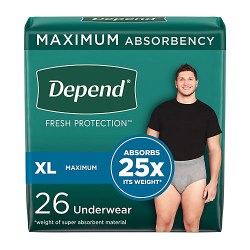 Depend Fresh Protection Adult Incontinence Maximum Underwear - Small - Shop  Incontinence at H-E-B