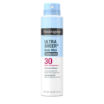 Neutrogena Ultra Sheer Body Mist Sunscreen Spray - SPF 30