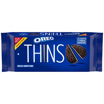 OREO Thins Chocolate Sandwich Cookies - Family Size