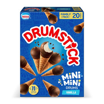 Nestle Drumstick Mini Drums Vanilla Sundae Cones