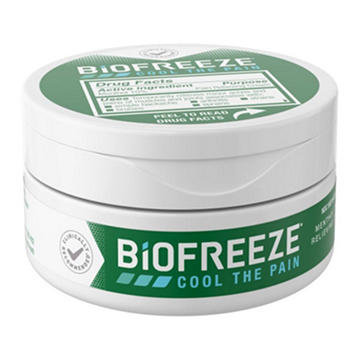 Biofreeze Menthol Pain Relief Cream Jar