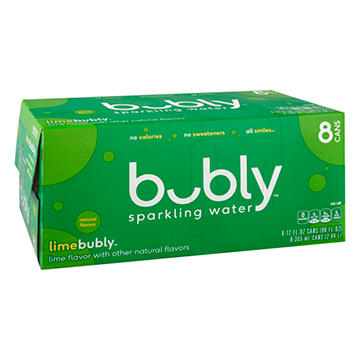 Bubly Lime Sparkling Water 12 oz Cans