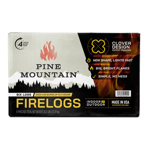 Pine Mountain Four Hour Fire Logs - Shop Charcoal, Wood u0026 Fuel at H-E-B
