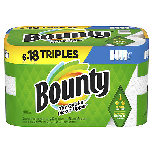 Bounty Select-A-Size Paper Towels, 6 Count
