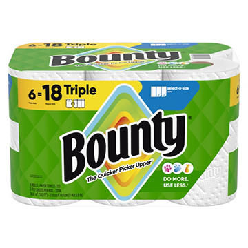 Bounty Select-A-Size White Paper Towels