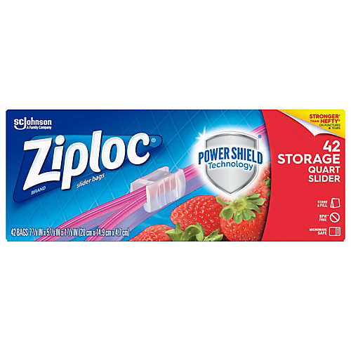 Ziploc 1 Qt. Double Zipper Food Storage Bag (24-Count) - Tahlequah Lumber