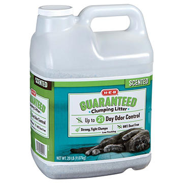 H-E-B Scented Guaranteed Clumping Cat Litter