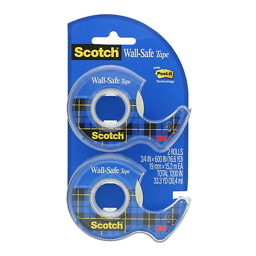Scotch Wall-Safe Tape, Don't let Halloween decorations drive you batty.  Scotch Wall-Safe Tape will keep your walls protected and your decorations  securely hung all night., By Scotch