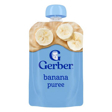 Gerber Stage 2 Baby Food Pouch - Banana Puree