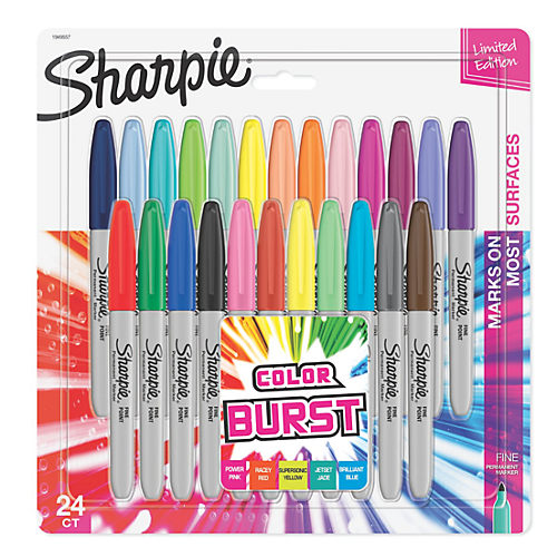 Sharpie Color Burst Fine Line Permanent Markers - Shop Markers at H-E-B