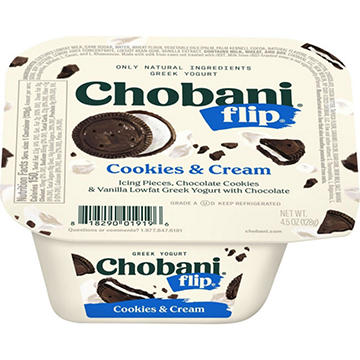 Chobani Flip Low-Fat Cookies & Cream Greek Yogurt