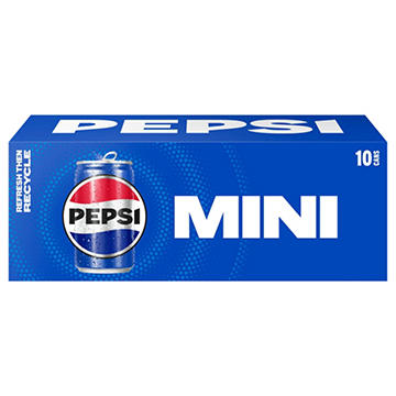 Pepsi Cola Mini 10 pk Cans