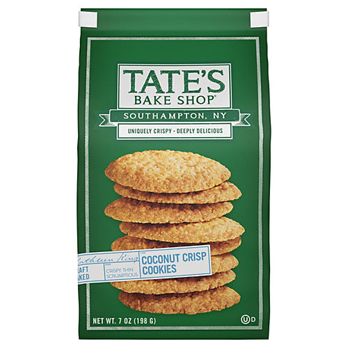 Tate's Bake Shop Glass Cookie Jar with Gluten Free Ginger Zinger Cookies