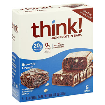 think! 20g Protein Bars - Brownie Crunch