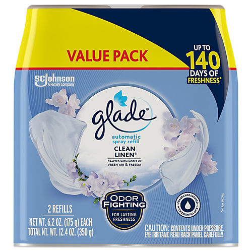 Glade Aerosol Spray Air Freshener for Home Aqua Waves Scent (Pack of 2), 2  packs - Foods Co.